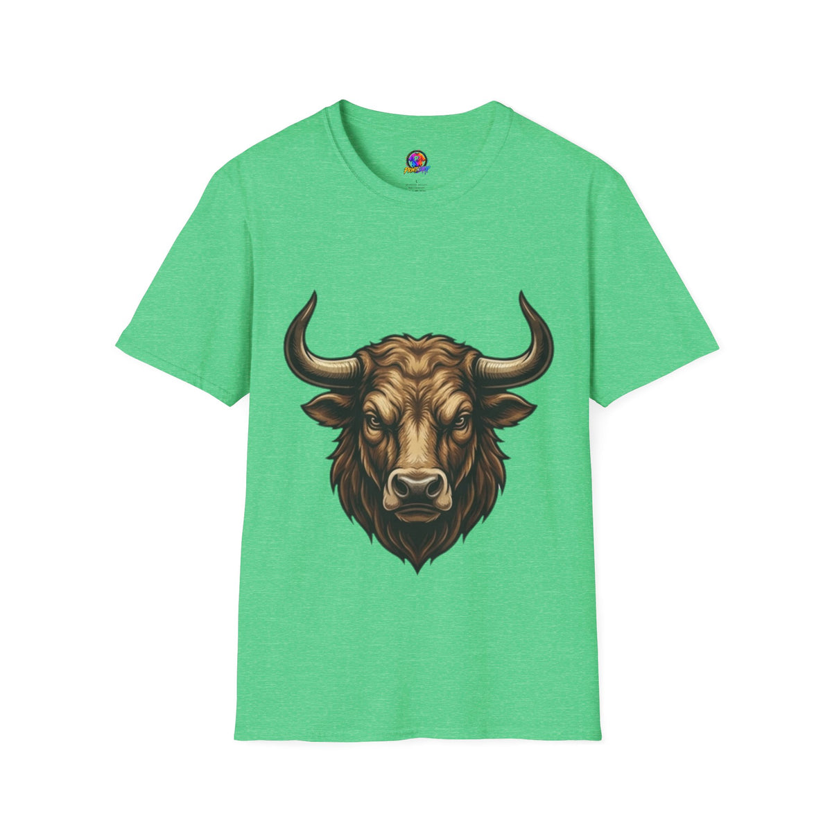 Taurus Bull Head T‑Shirt — Rustic Buffalo Graphic Tee