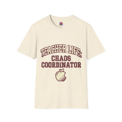 Teacher Life Chaos Coordinator Unisex Softstyle T-Shirt