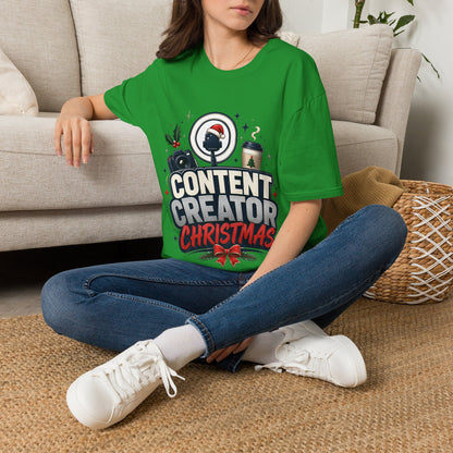 Content Creator Christmas T-Shirt