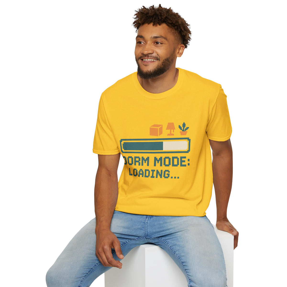 Dorm Mode Loading T‑Shirt — Funny Moving/College Moving Tee - Trending Now - August 2026