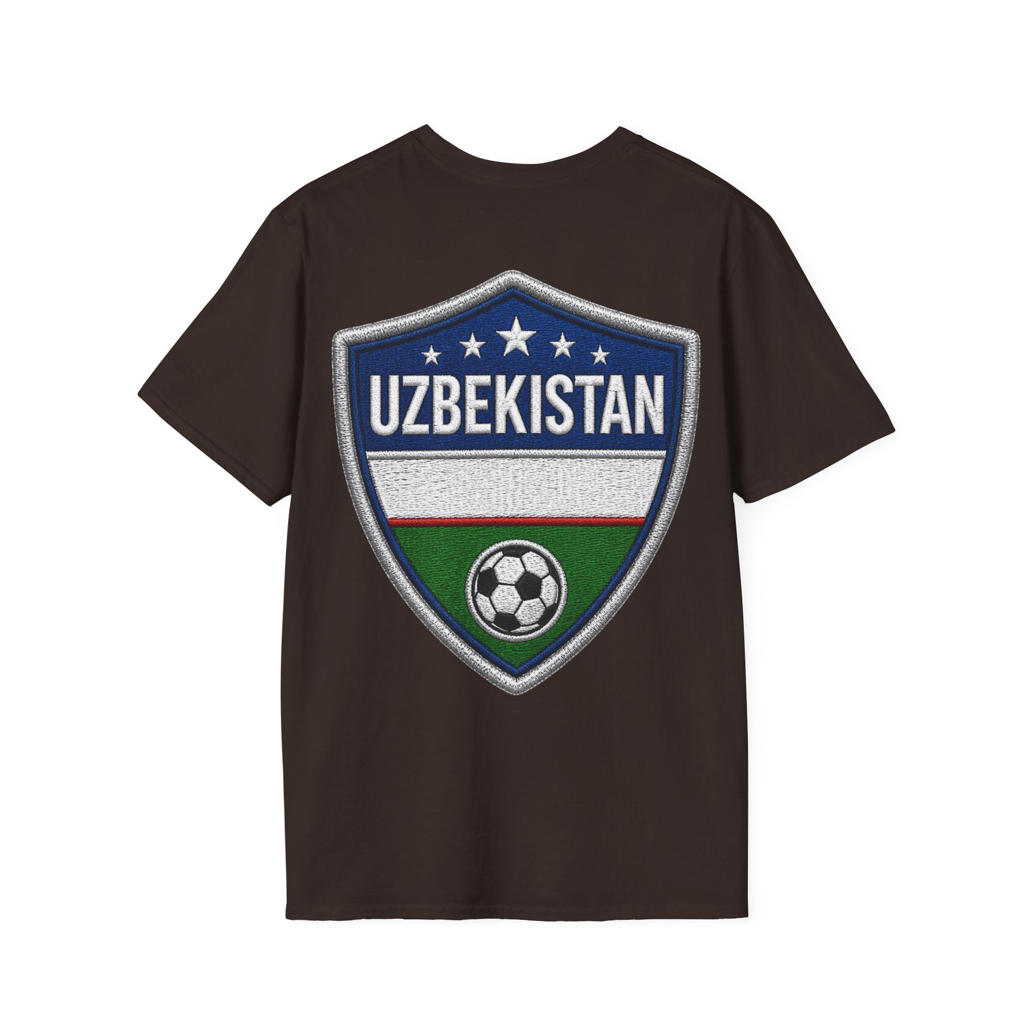 Silk Road Strike Soccer T-Shirt — Uzbekistan Football Graphic Tee