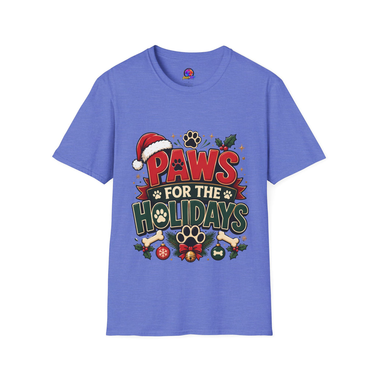 Paws for the Holidays T-Shirt — Festive Christmas Pet Lover Tee