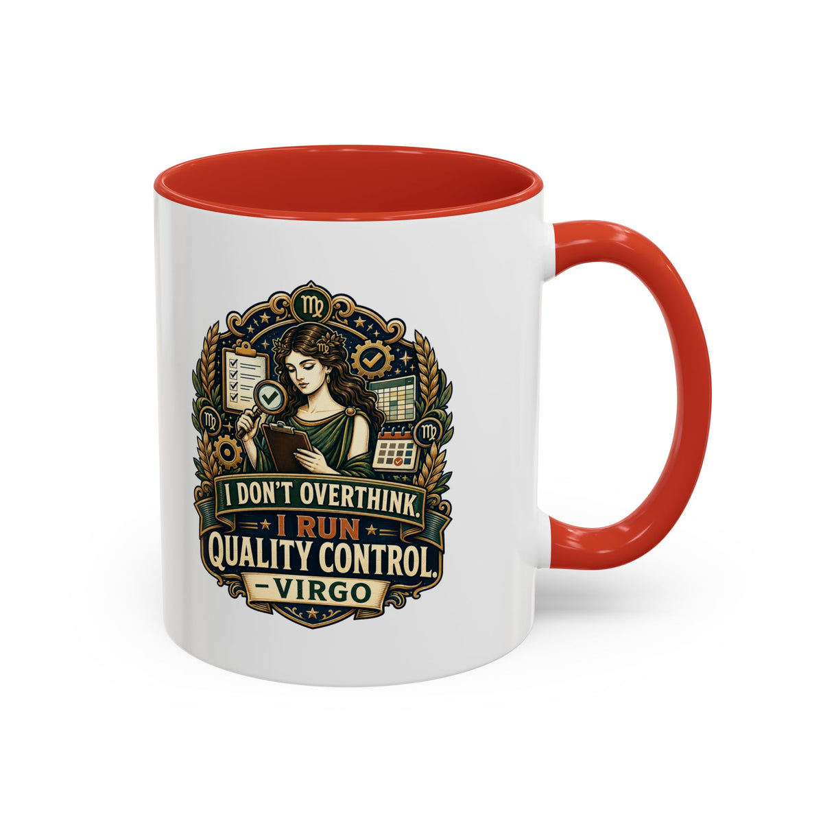 Zodiac Virgo Accent Coffee Mug