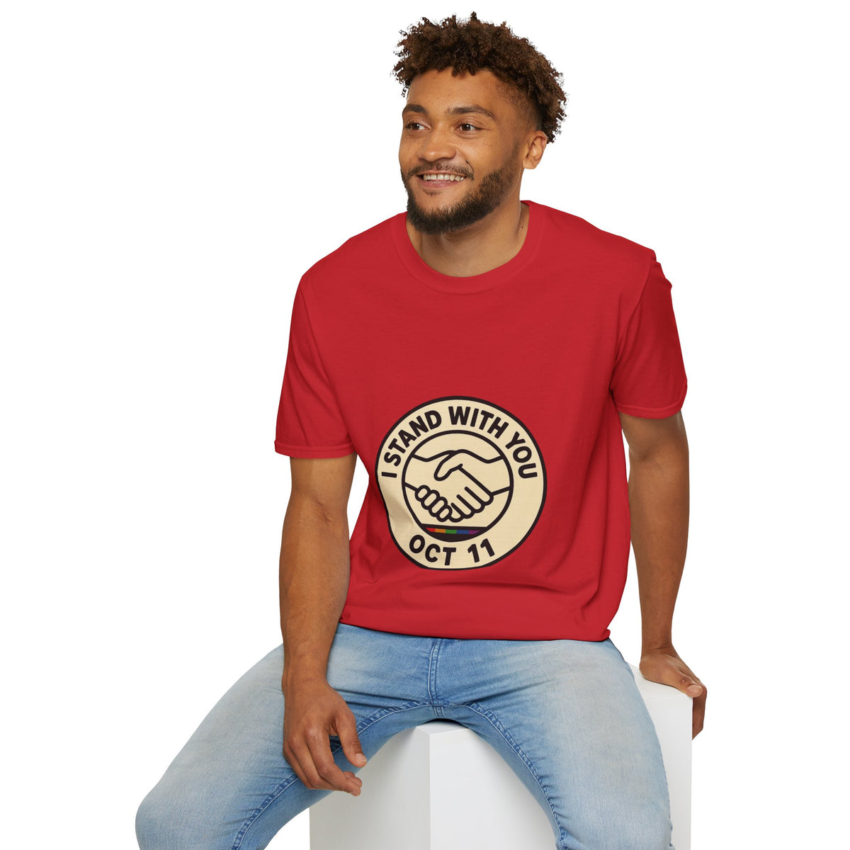 I Stand With You Oct 11 T‑Shirt — Solidarity Handshake Tee - Trending Now - October 2026