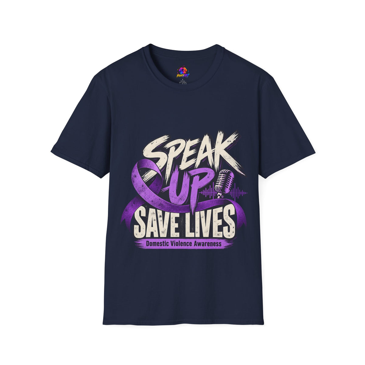 Speak Up Save Lives Domestic Violence Awareness T-Shirt
