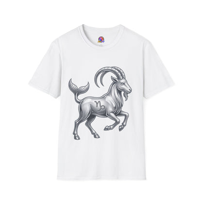Capricorn Goat Zodiac T-Shirt — Mythical Sea-Goat Horoscope Tee