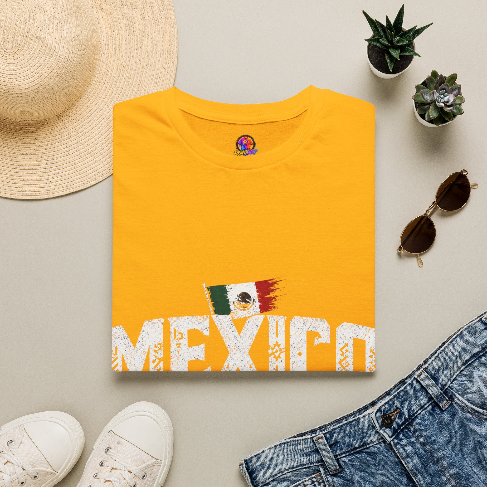 Mexico Vintage Flag T-Shirt