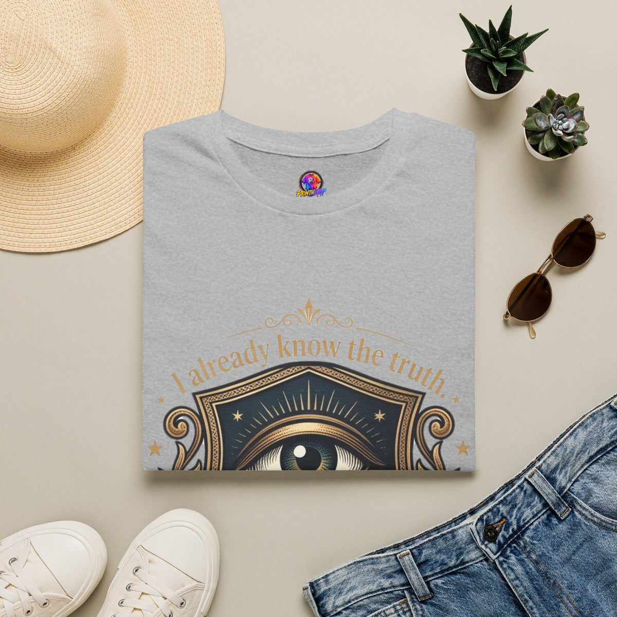 I Already Know the Truth Scorpio T-Shirt — Mystical Third Eye Zodiac Tee