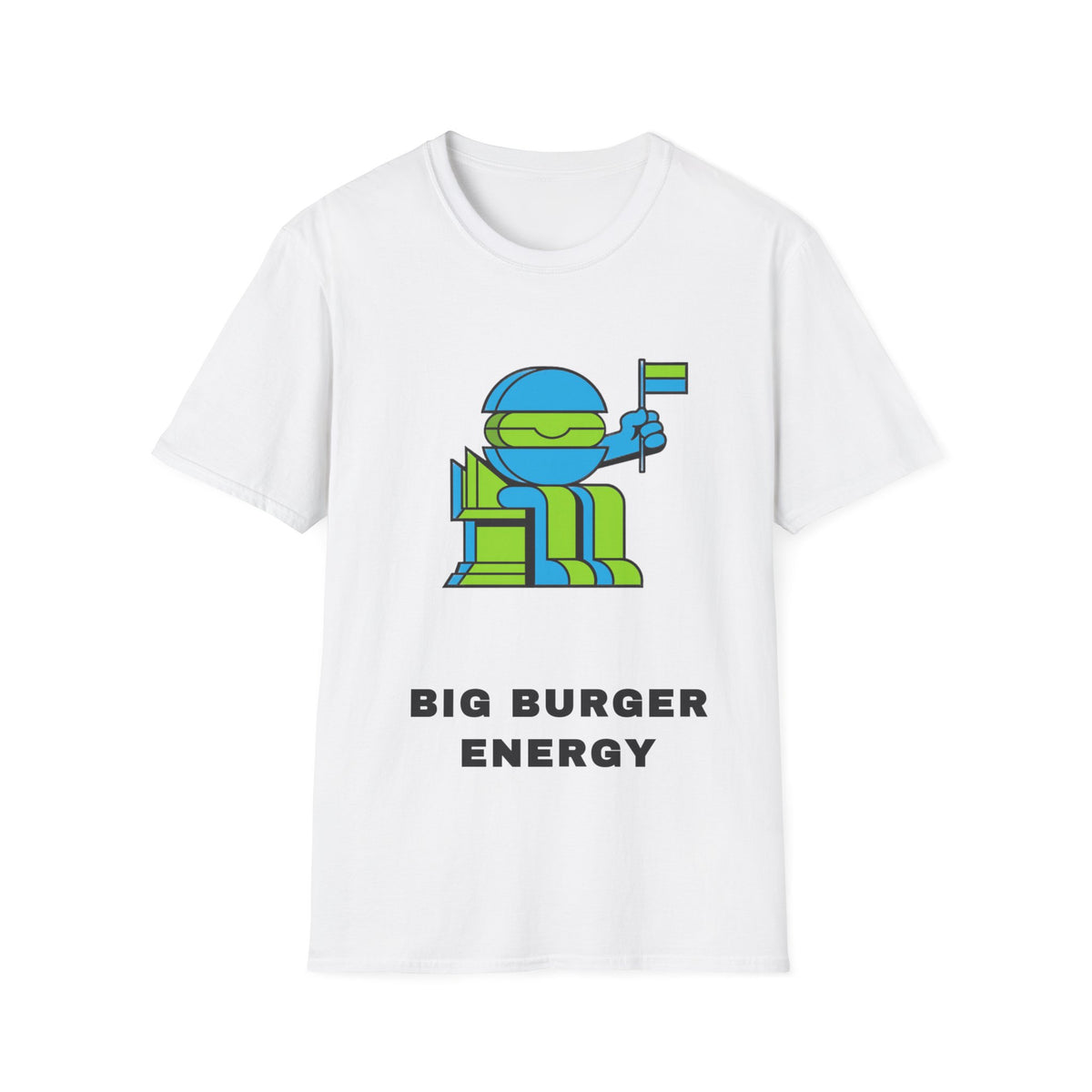 Big Burger Energy T-Shirt — Cute Retro Robot Graphic Tee - Trending Now - September 2026