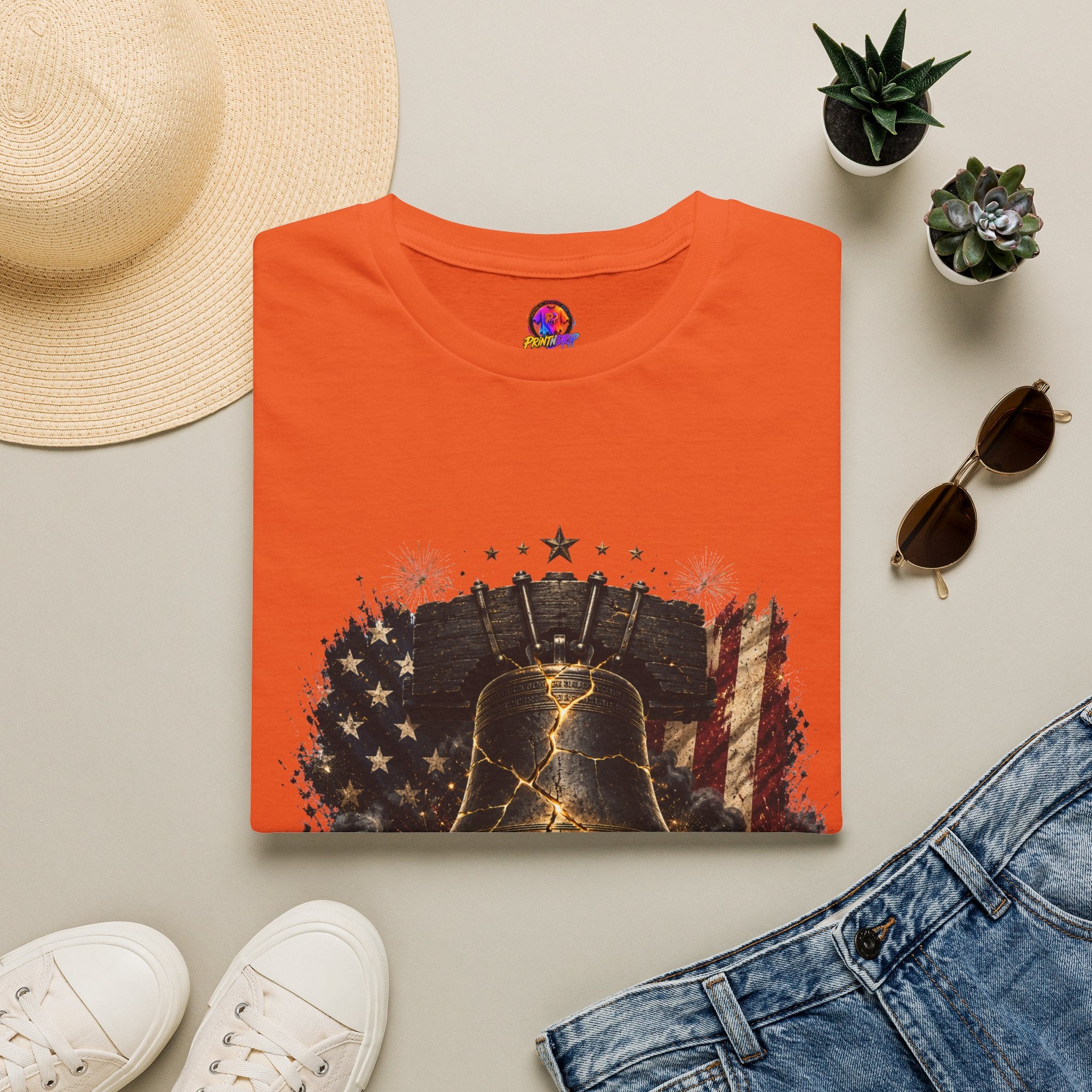 Liberty Has Scars T-Shirt — Vintage Liberty Bell Patriotic Tee