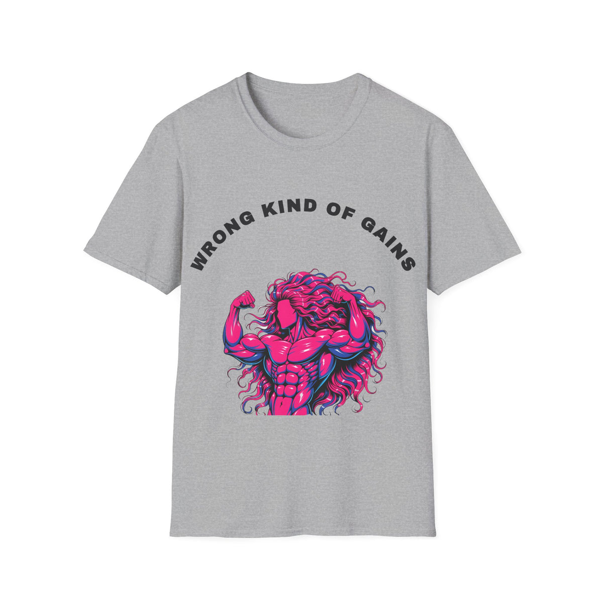 T-Shirt — "Wrong Kind of Gains" Muscle Monster Graphic Tee - Trending Now - September 2026