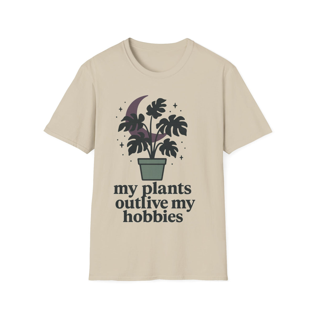 Botanical Moon Plant T-Shirt — “Plants Make Me Happy” Graphic Tee - Trending Now - September 2026