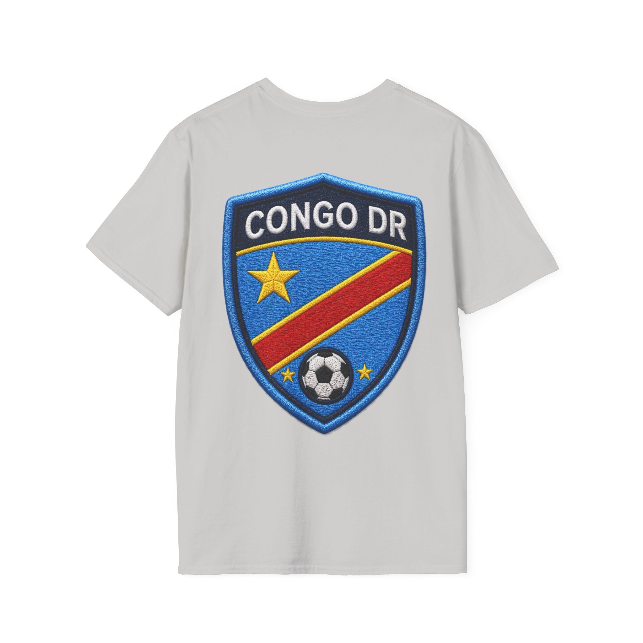 Congo Soccer T-Shirt — Congo Blue Rise Football Fan Tee