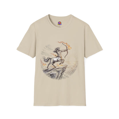 Centaur Archer T-Shirt — Mythical Archer Graphic Tee (Flaming Bow)