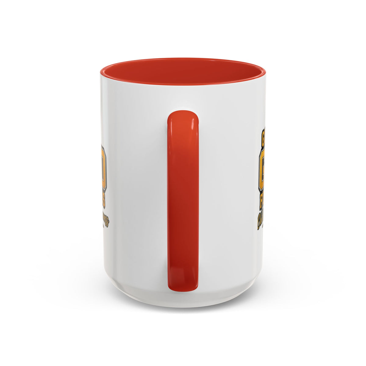 Gold For The Kids Coffee Mug — Childhood Cancer Awareness Accent Mug (11/15oz)