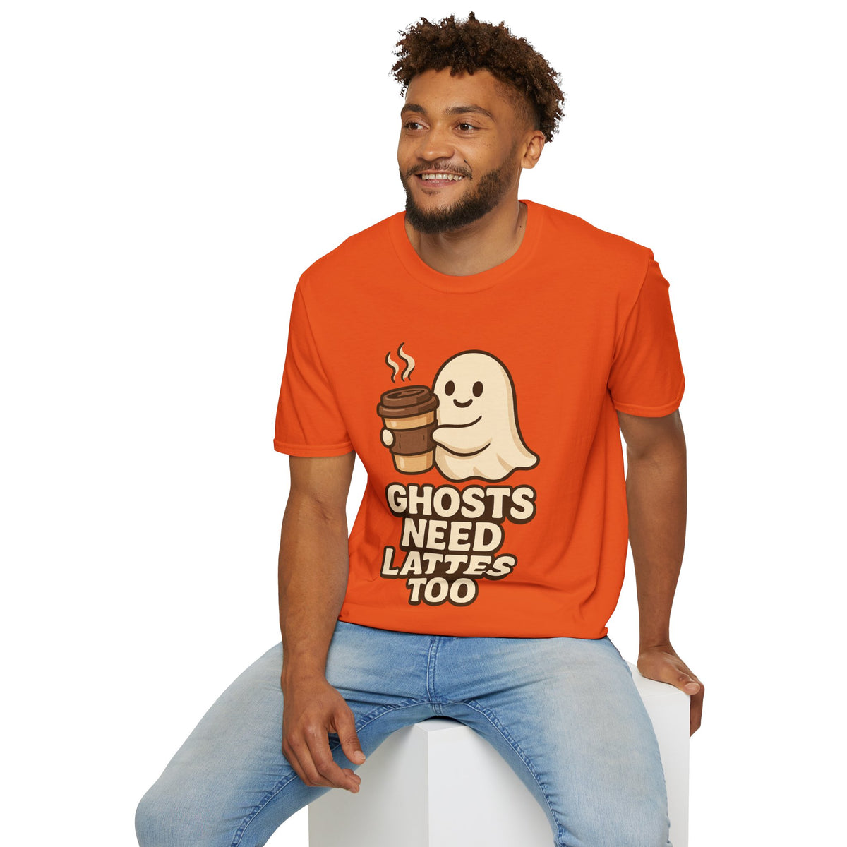 Ghosts Need Lattes Too T-Shirt - Trending Now - August 2026