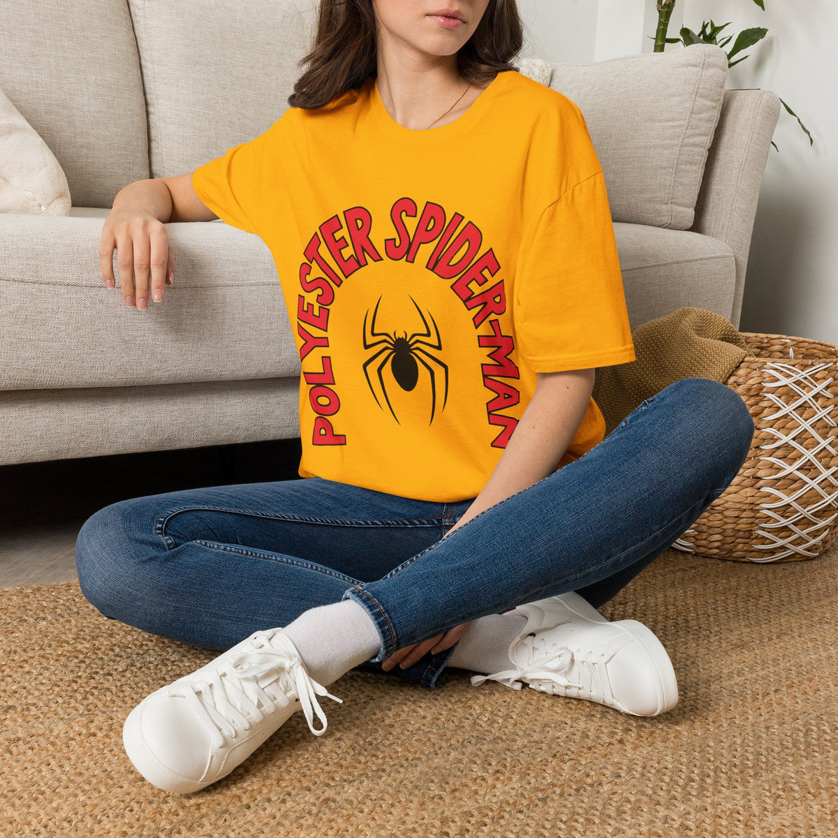 Spider Graphic T-Shirt — "Polyester Spiderman" Retro Spider Logo Tee - Trending Now - August 2026