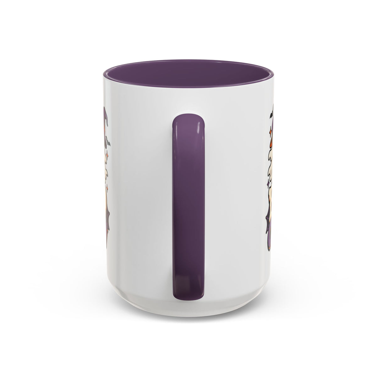 Boo Crew Halloween Accent Coffee Mug — Cute Ghosts & Jack-O'-Lantern Design (11/15 oz)