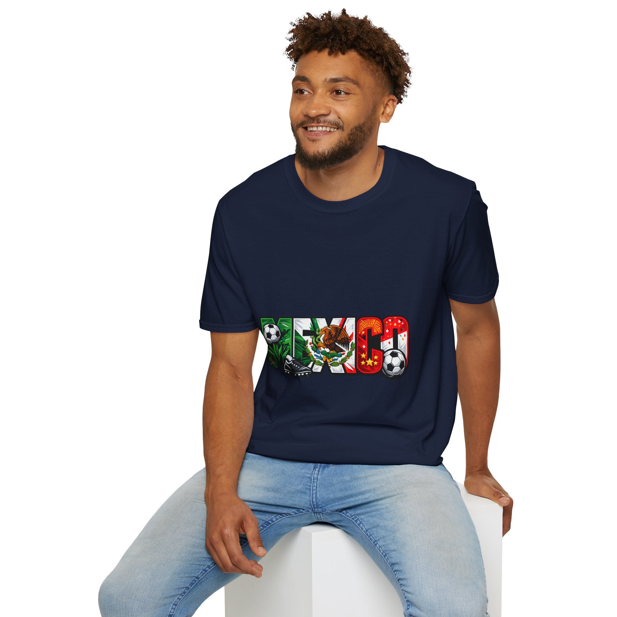 Mexico Soccer T-Shirt — Mexican Flag Football Pride Tee