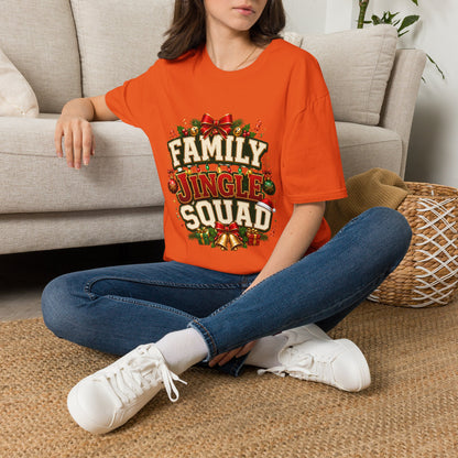 Family Jingle Squad Christmas T-Shirt — Festive Holiday Tee