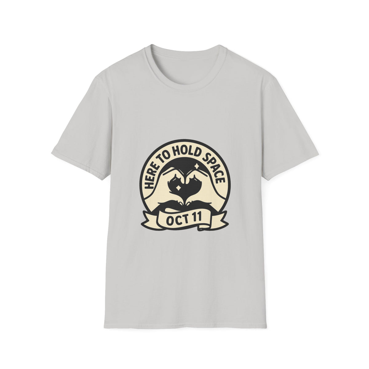 Sea Turtle Rescue Badge T-Shirt — "Here to Hold Space" Oct 11 - Trending Now - October 2026