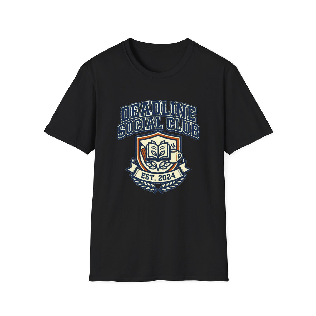 Deadline Social Club T-Shirt — Retro Collegiate Badge Tee - Trending Now - August 2026