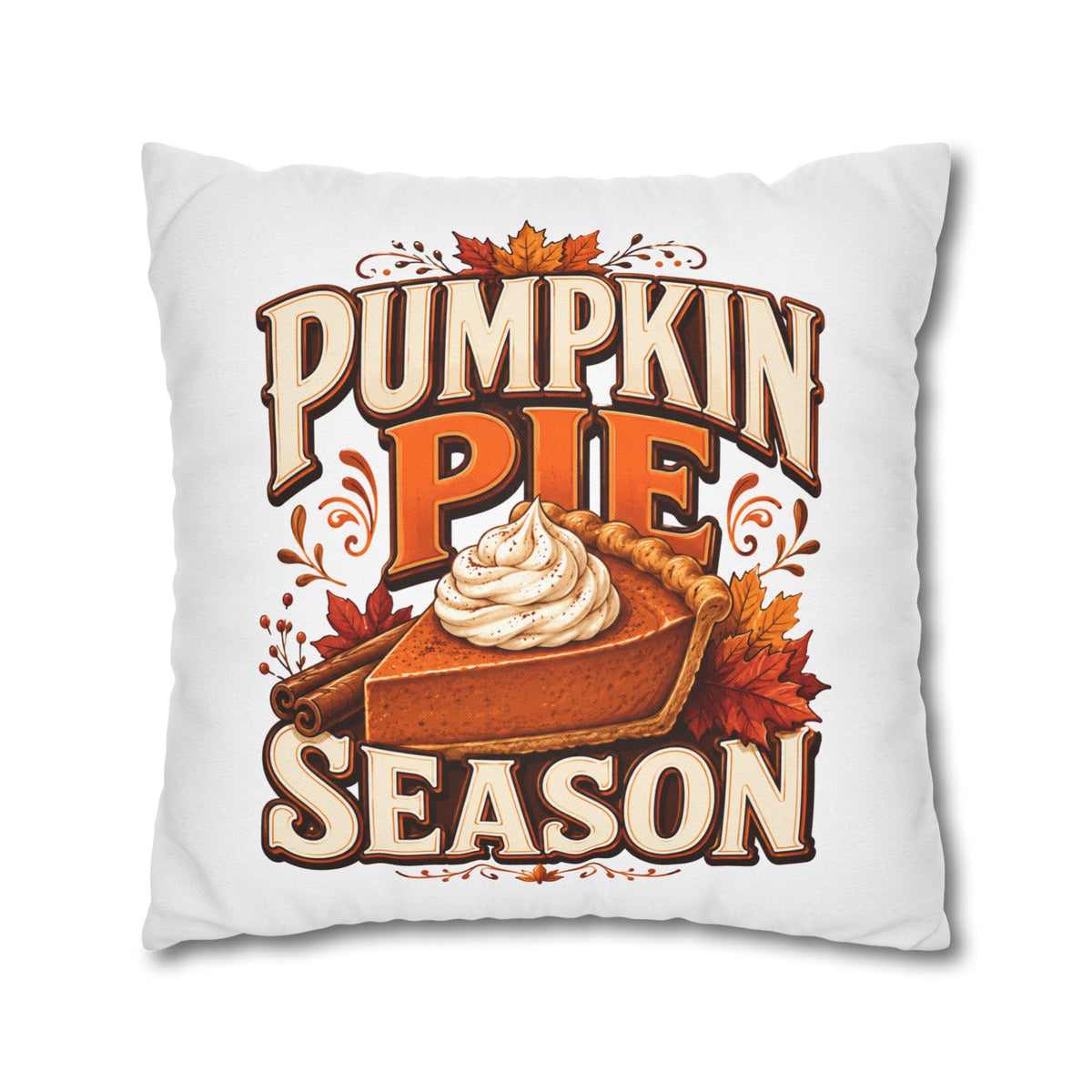 Thanksgiving Pumpkin Pie Season Decorative Pillowcase