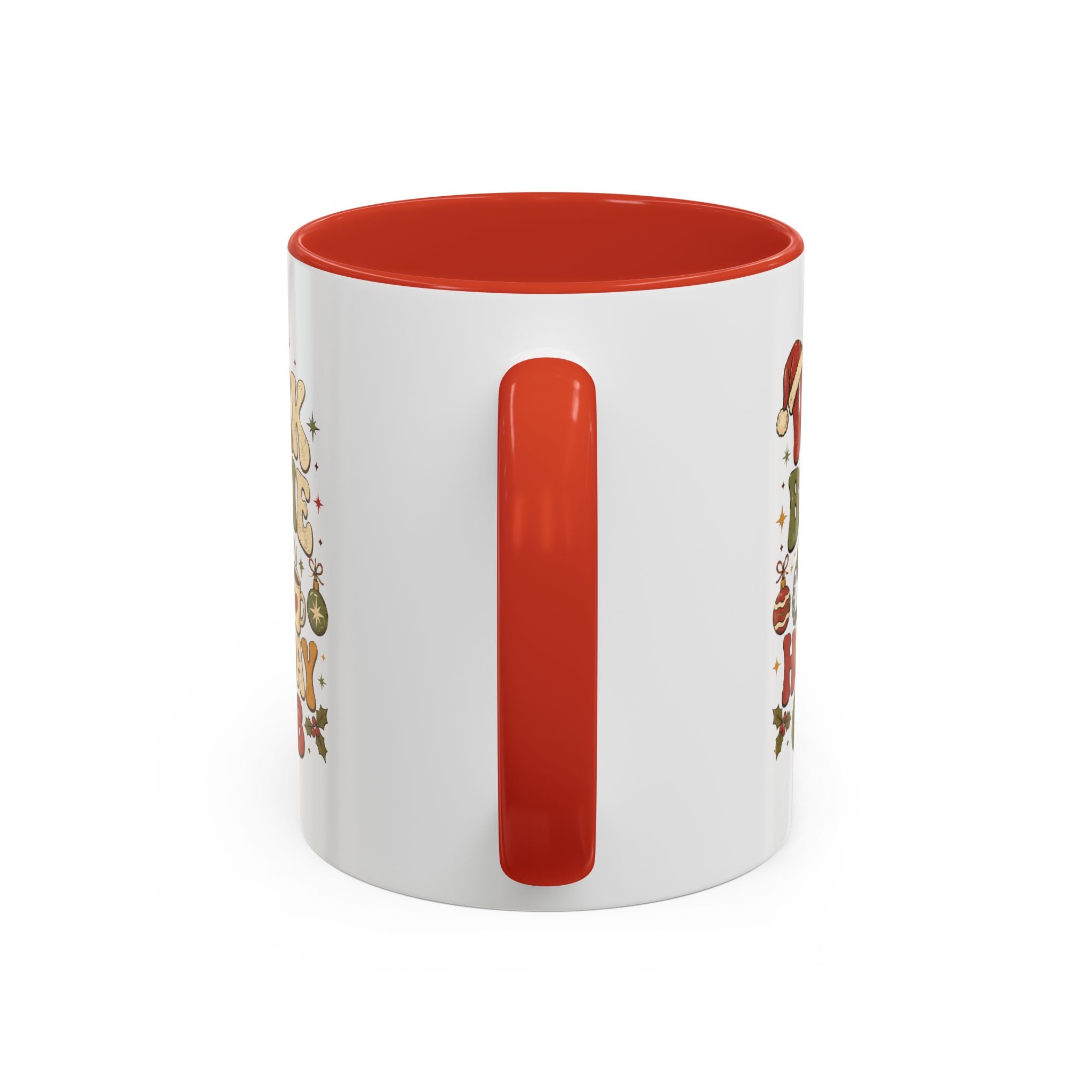 Modern Day Christmas Work Bestie Holiday Club Coffee Mug — Retro Christmas Accent Mug