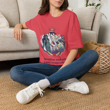 Mystical Mermaid Eye T-Shirt — 'Sensitive soul with a wild imagination' Graphic Tee