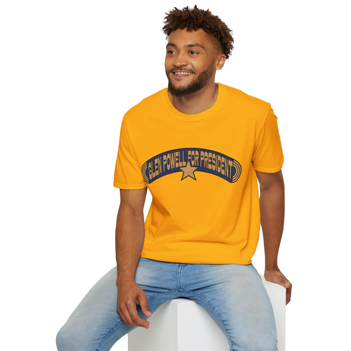 Graphic T-Shirt — Retro Banner "Free To Be Yourself" Design - Trending Now - August 2026