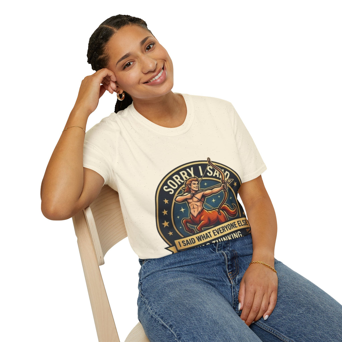 Sagittarius T-Shirt "Sorry I Said What Everyone Else Was Thinking" – Zodiac Archer Graphic Tee