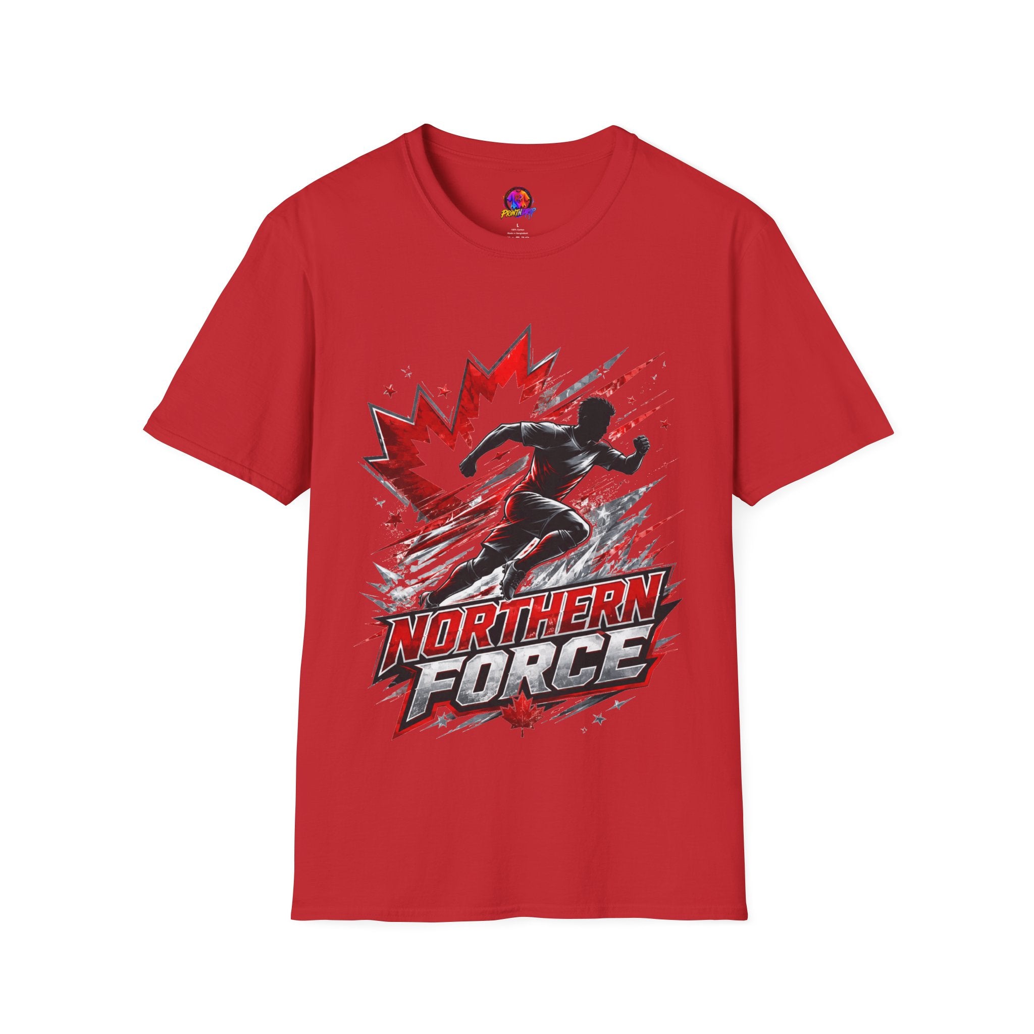 Canada Northern Force Running T‑Shirt — Canada Maple Runner Athletic Tee