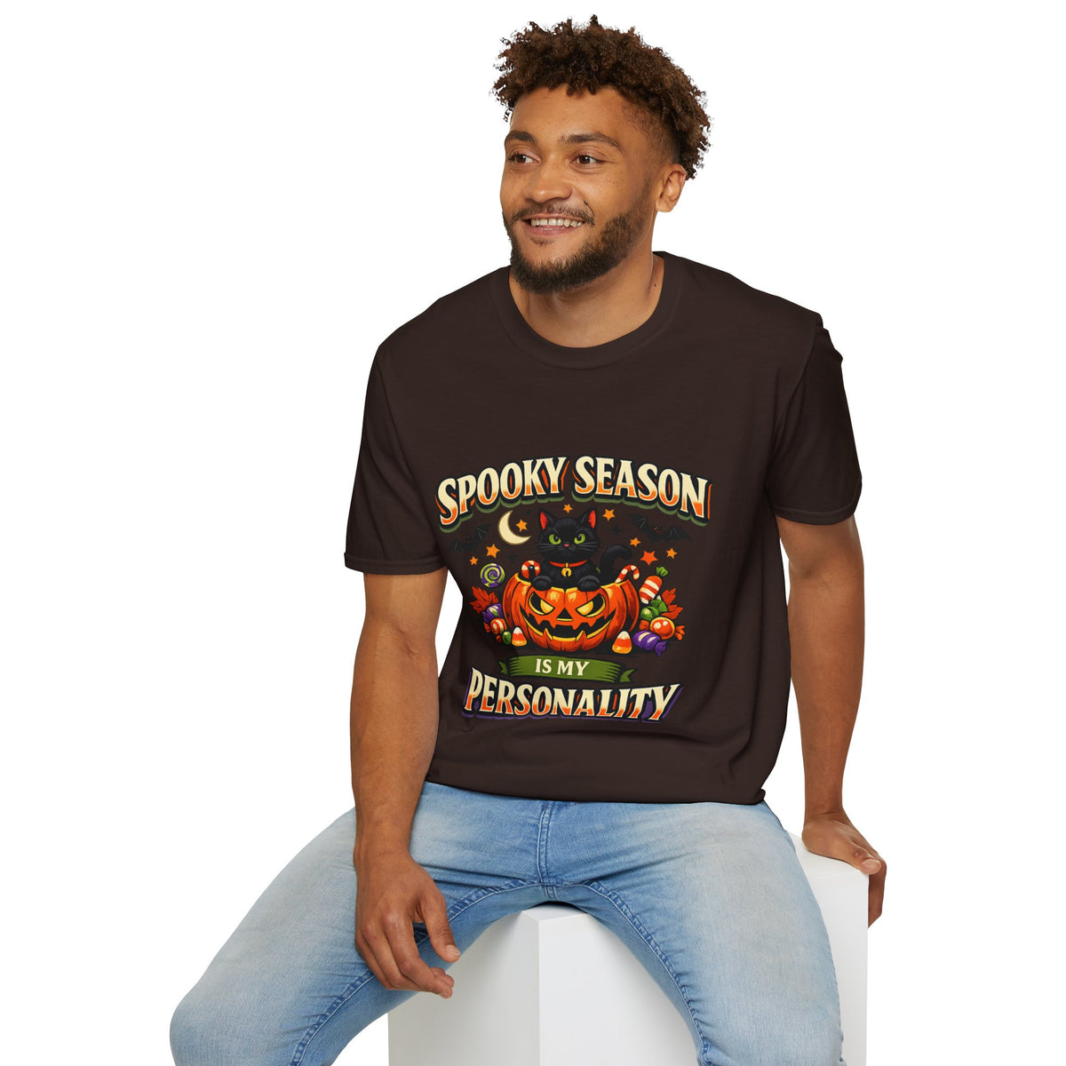 Halloween Spooky Season Unisex Softstyle T-Shirt