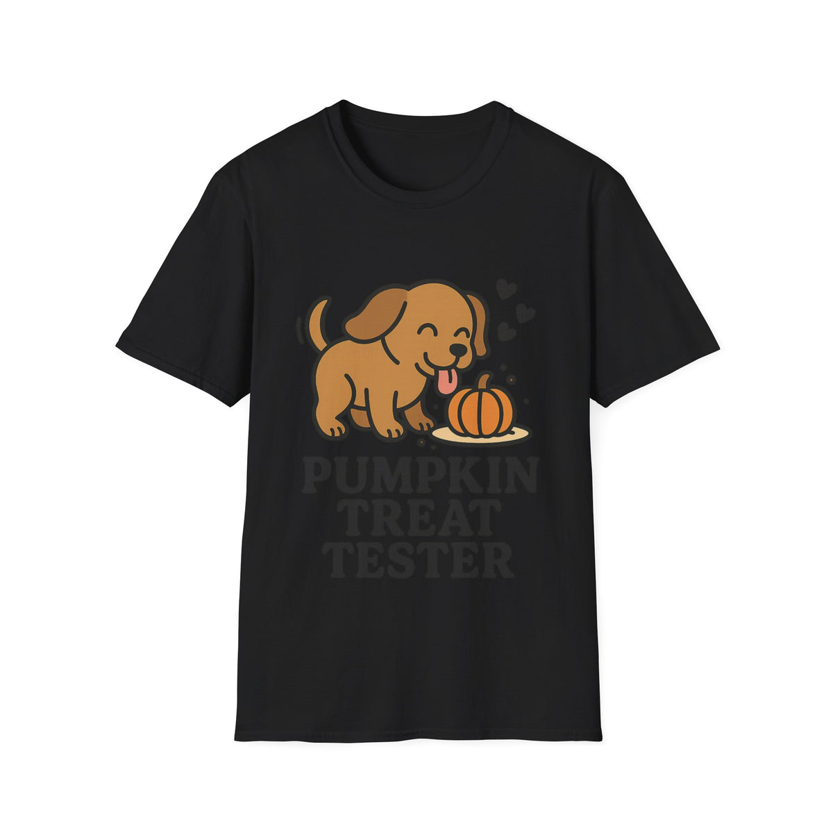 Pumpkin Treat Tester Cute Dog Graphic Tee, Funny Autumn Season Puppy T-Shirt - Trending Now - September 2026