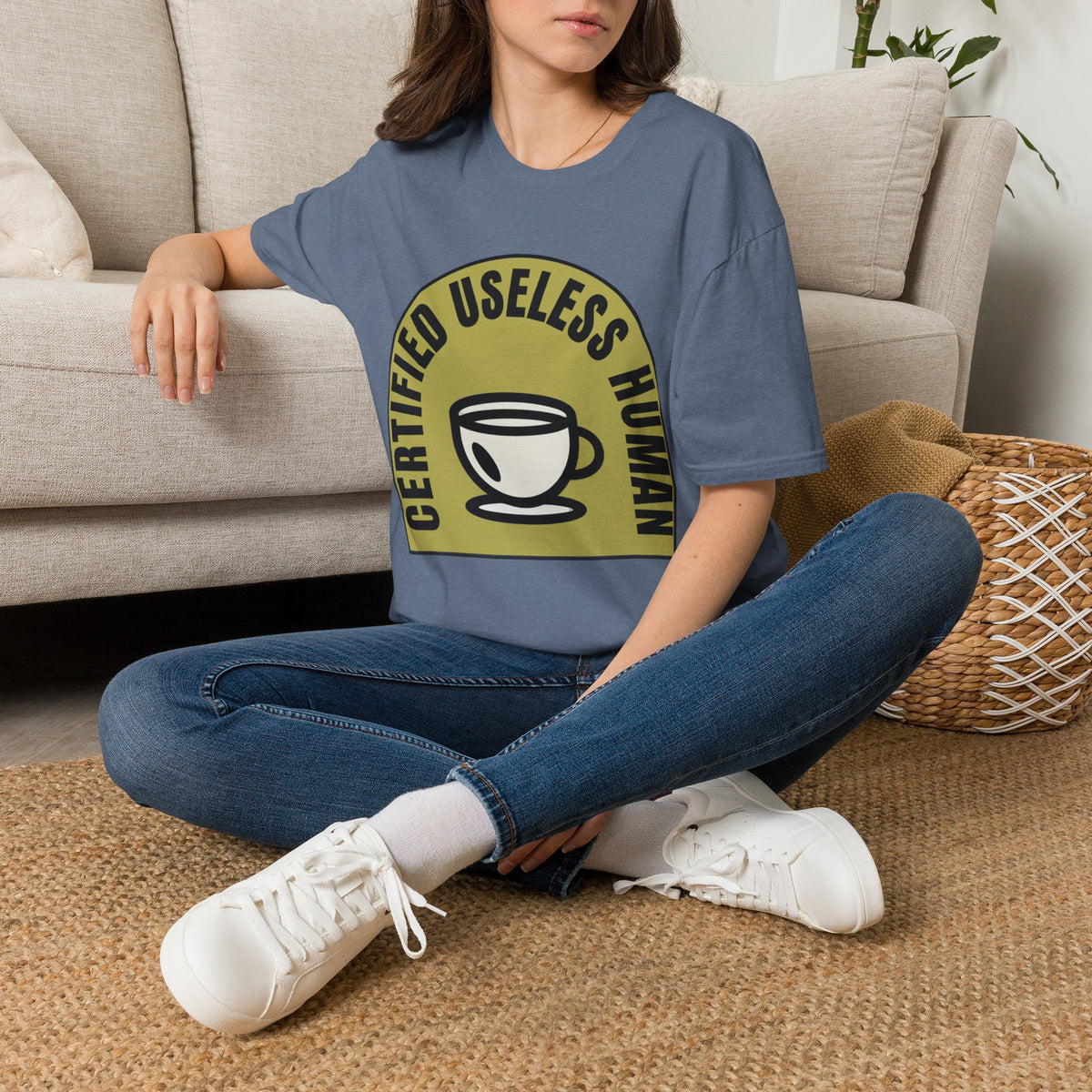 Certified Useless Human T-Shirt — Funny Coffee Lover Graphic Tee - Trending Now - August 2026