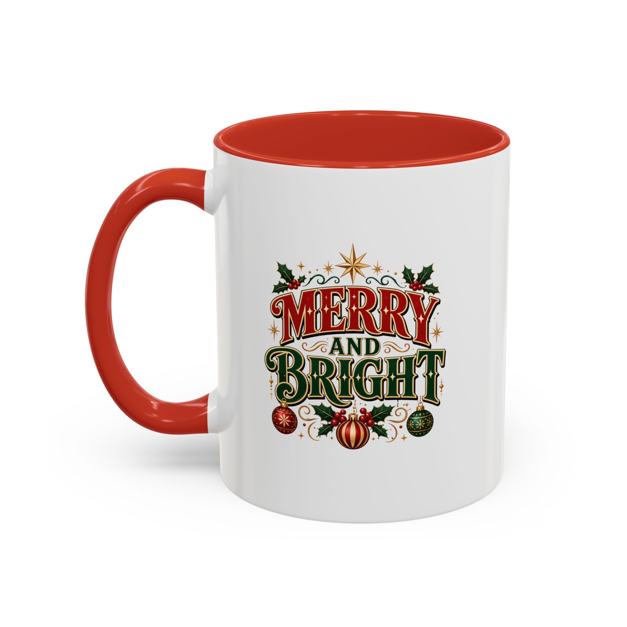 Accent Coffee Mug Merry Bright