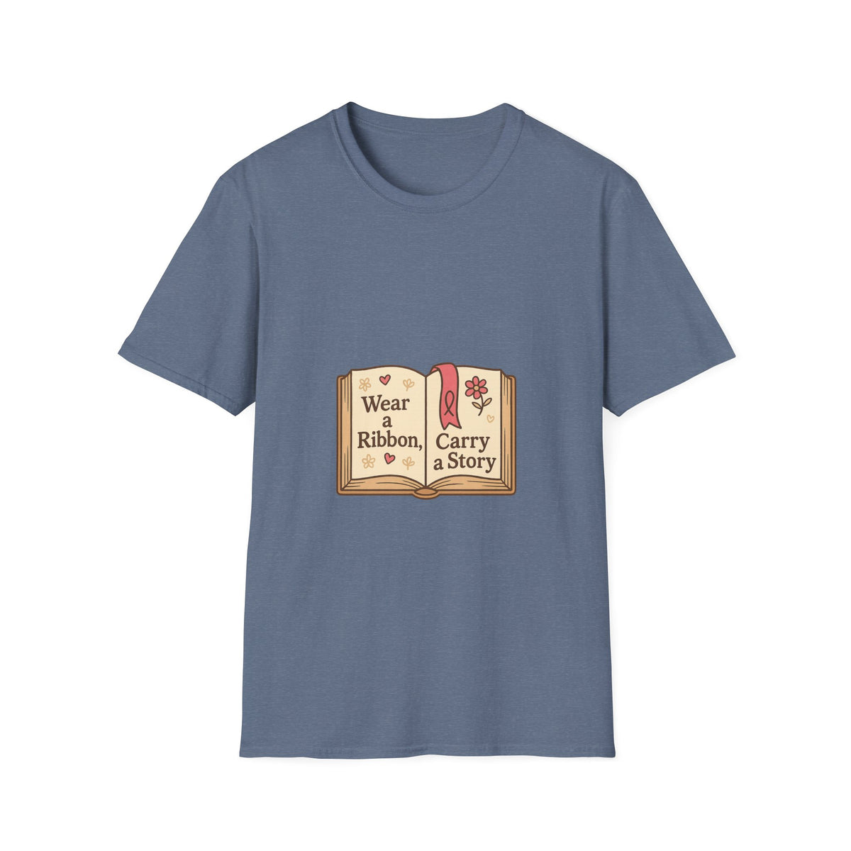 Book Lover T‑Shirt — "Wear a Ribbon, Carry a Story" Vintage Open Book Design - Trending Now - October 2026