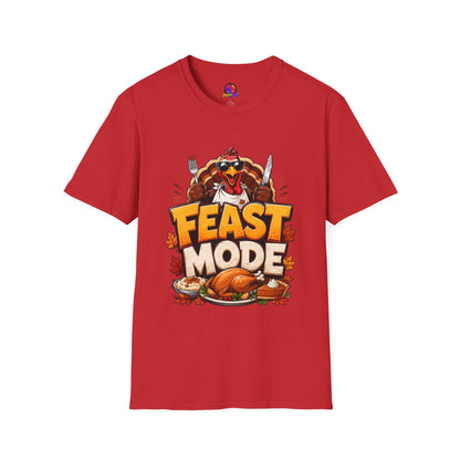Feast Mode T-Shirt — Funny Thanksgiving Turkey Graphic Tee