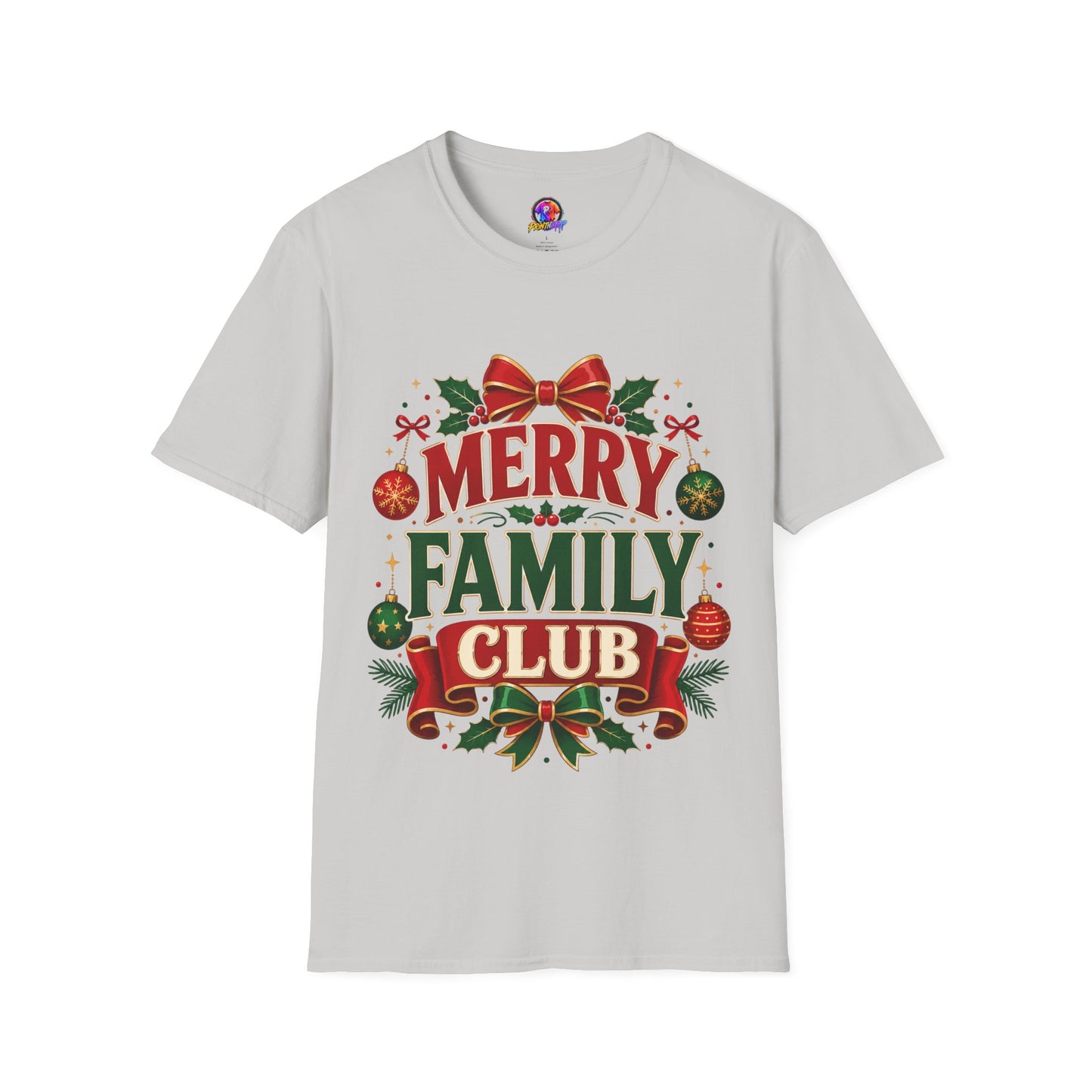 Merry Family Club Christmas T-Shirt