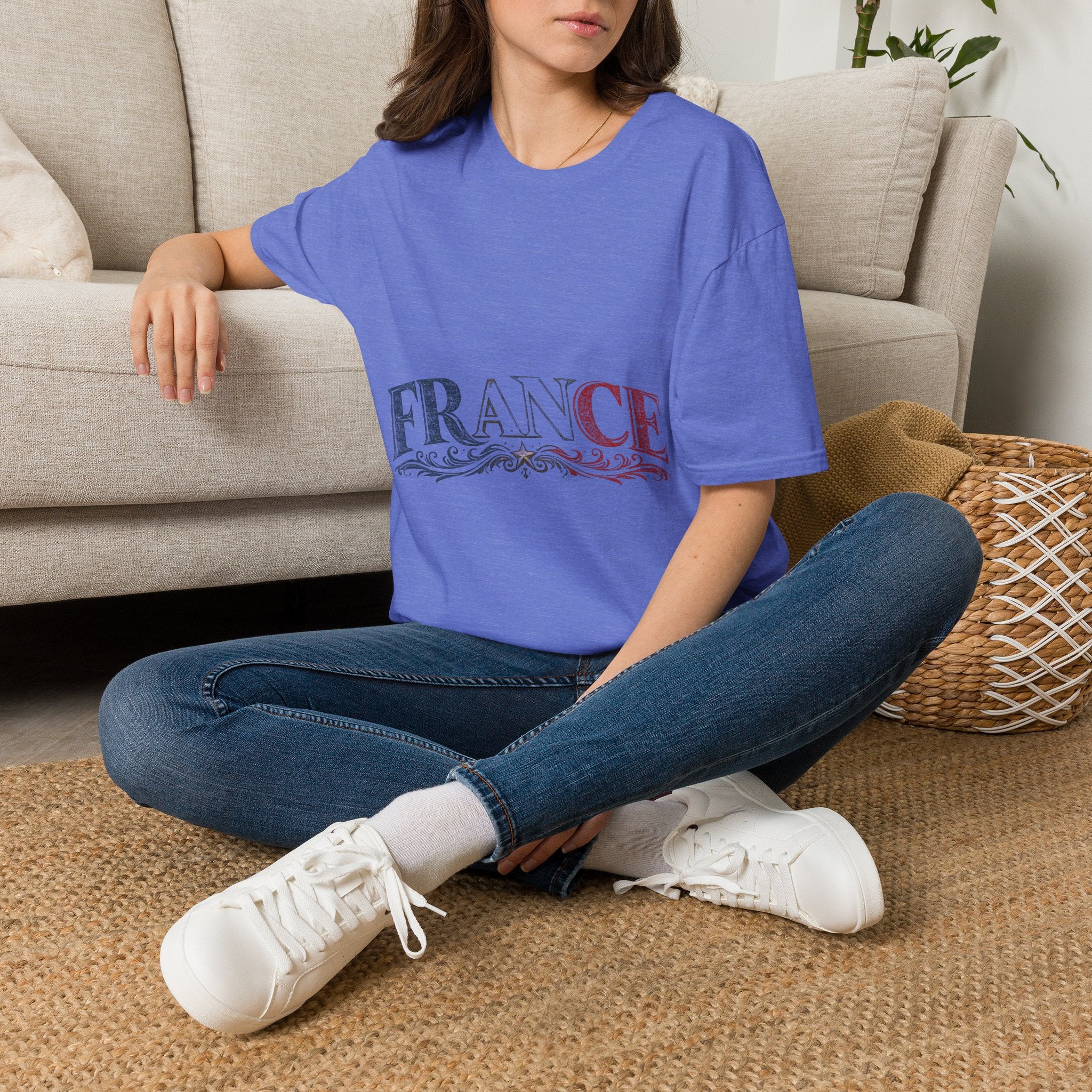 France Vintage Script T-Shirt