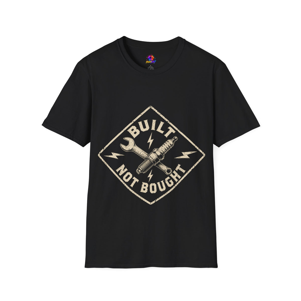Built Not Bought T-Shirt — Vintage Mechanic Auto Repair Tee