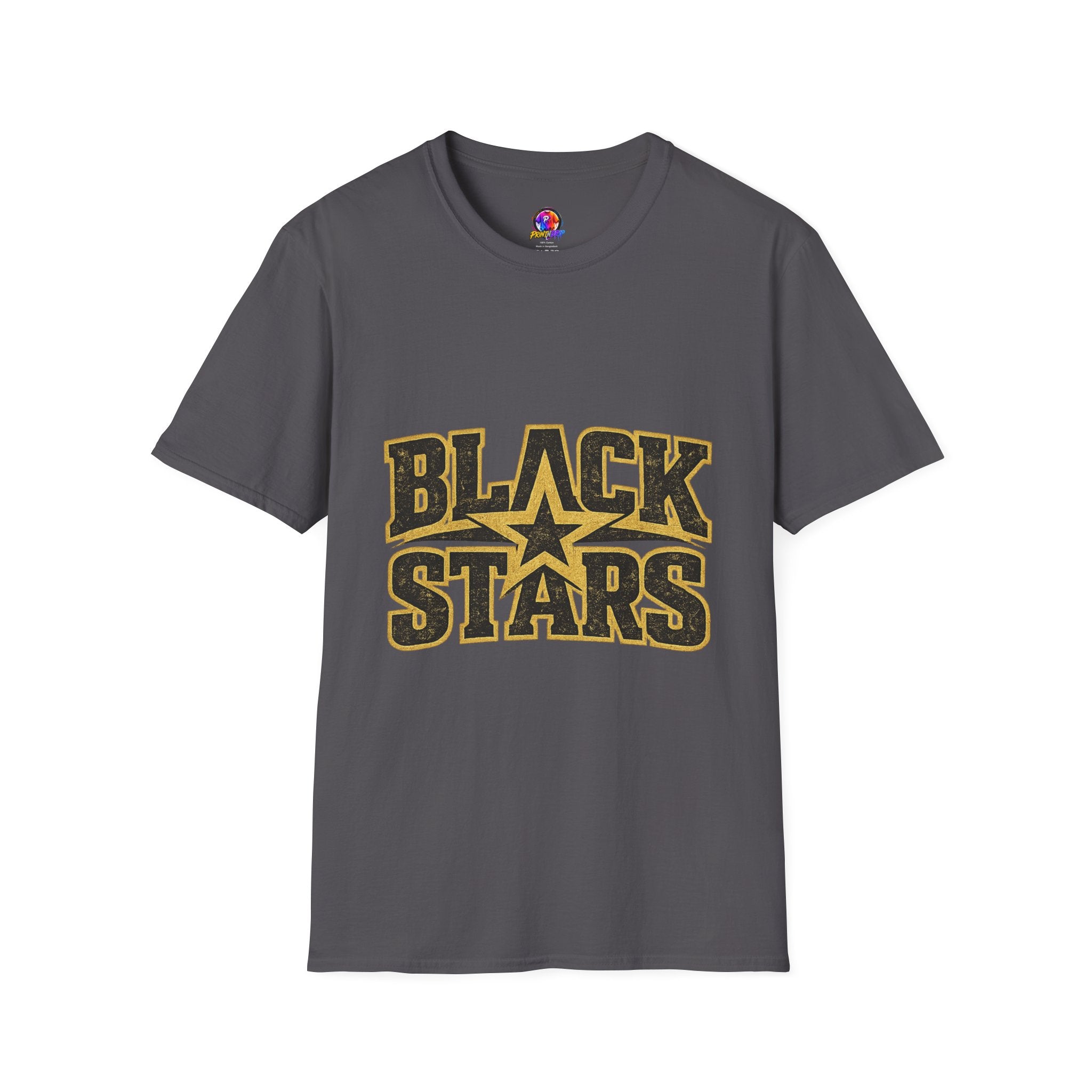 Ghana Black Stars T-Shirt — Bold Vintage Star Logo Tee