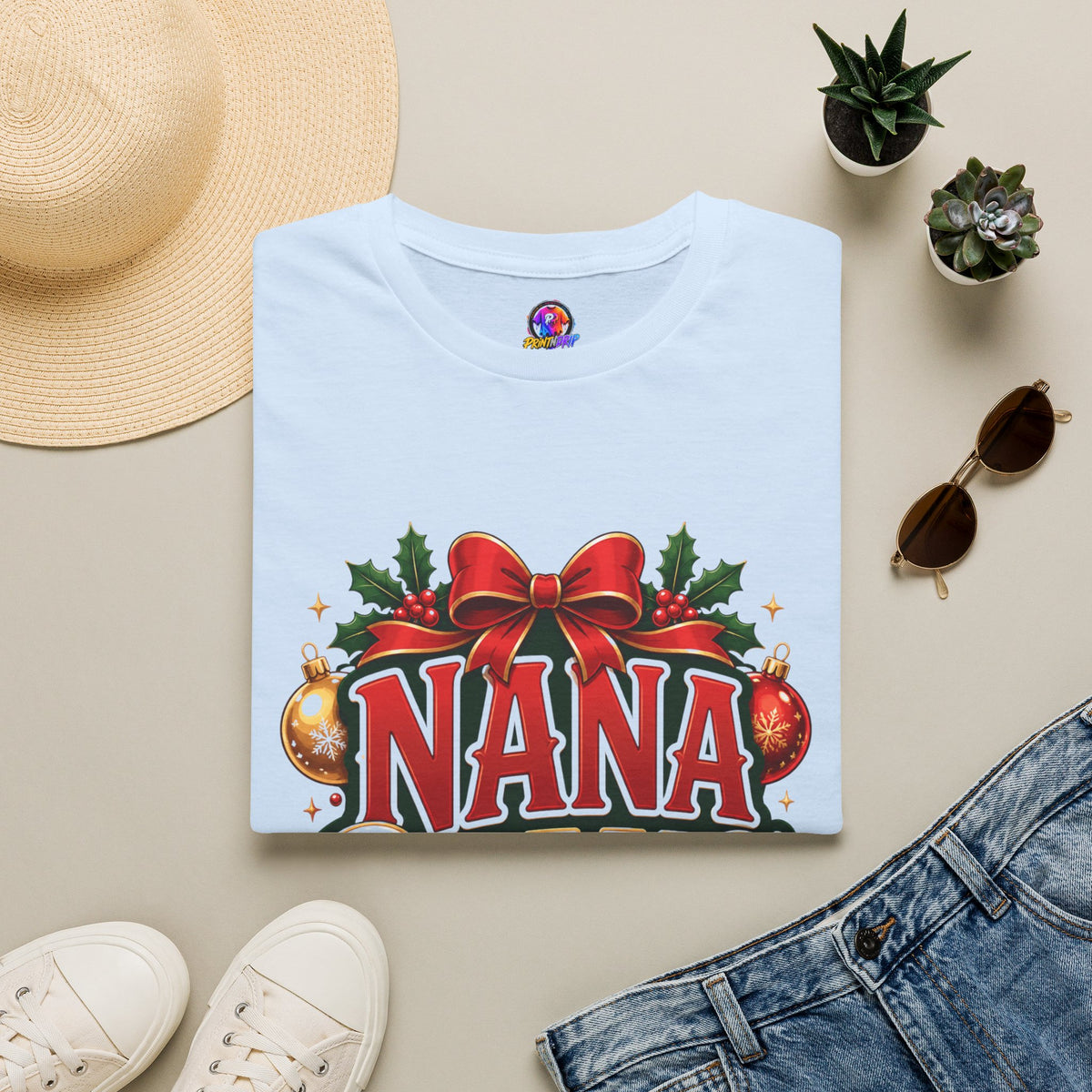 Nana Claus Christmas Tee — Festive Holiday Grandma T-Shirt