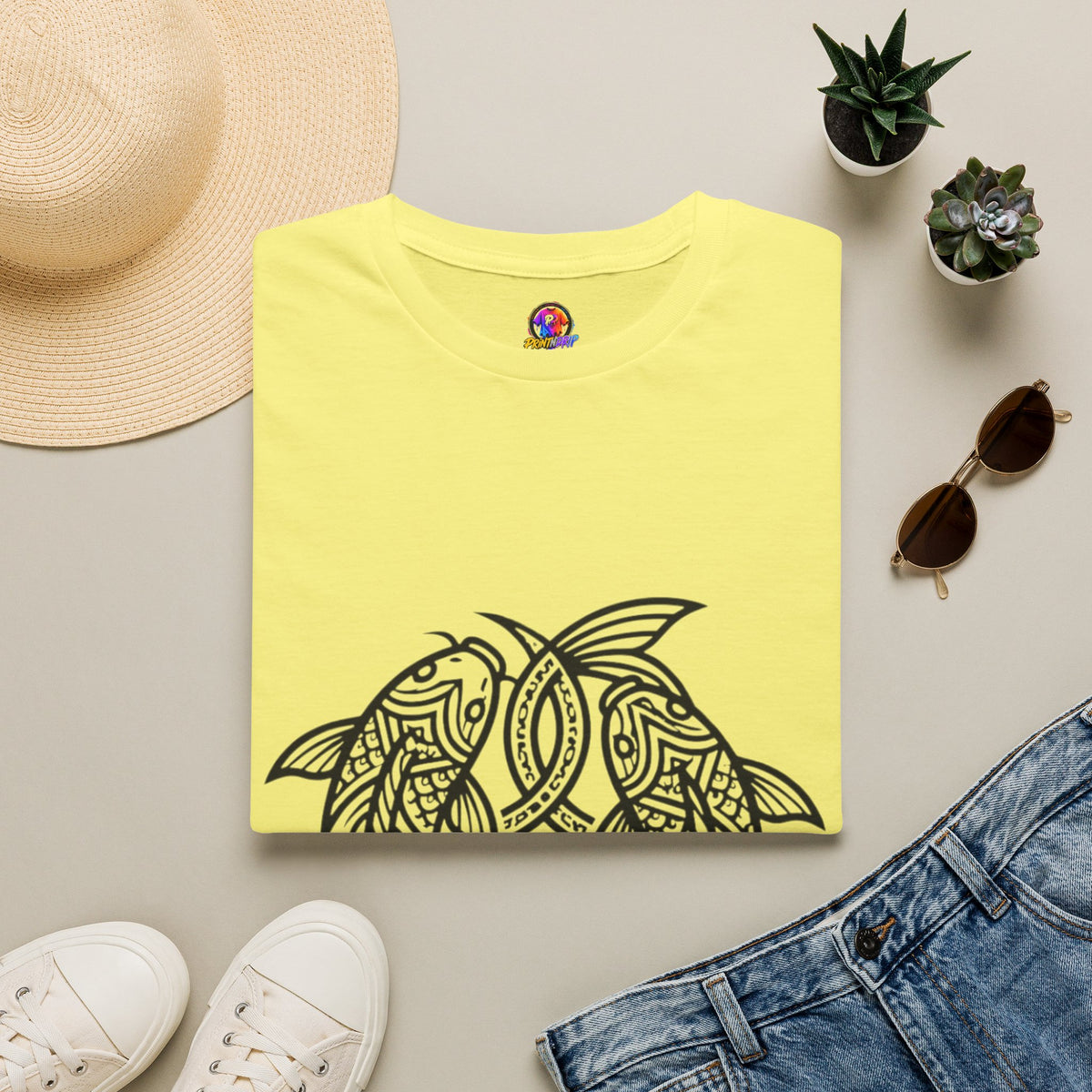 T-Shirt — Intricate Tribal Turtle Line Art Graphic Tee