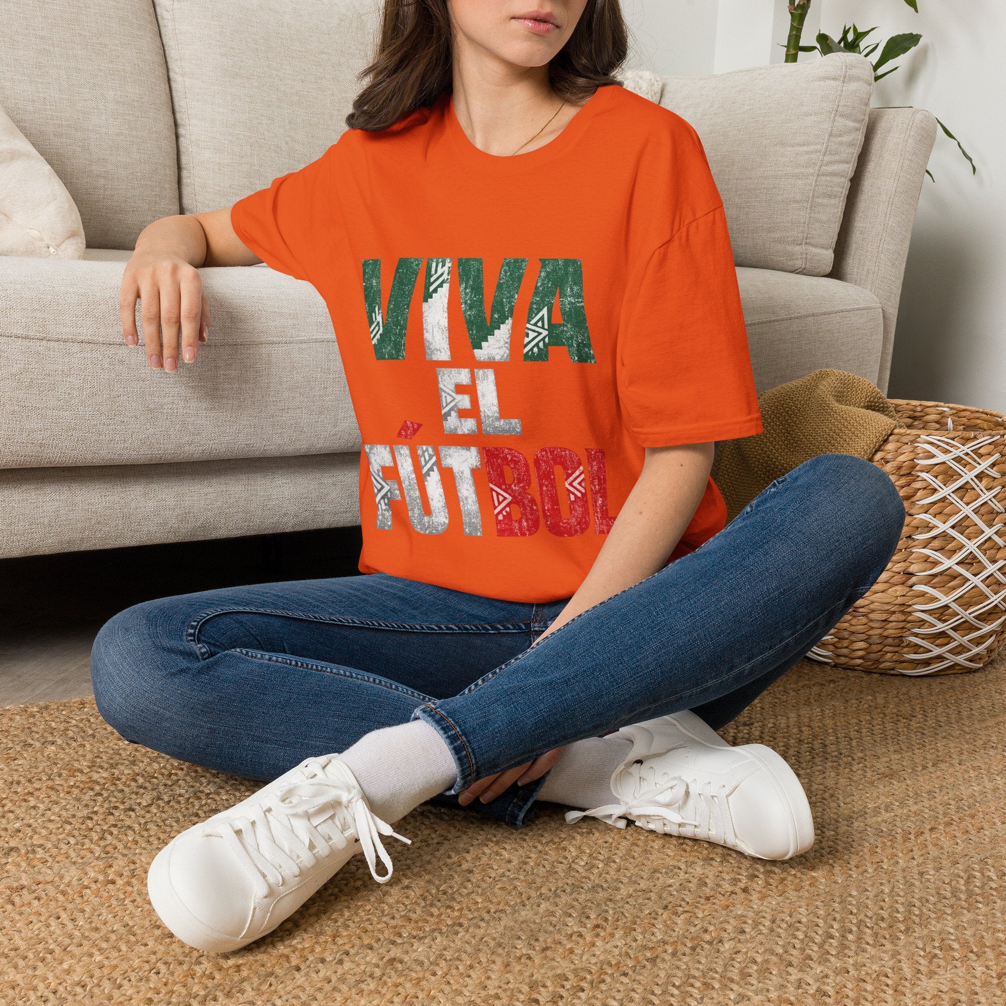 Mexico T-Shirt — "Viva El Fútbol" Mexican Soccer Graphic Tee