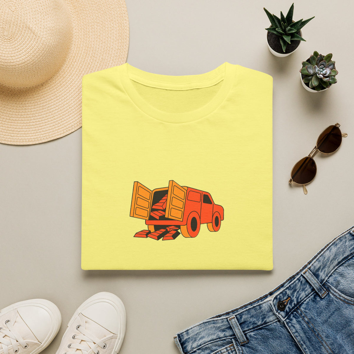 T-Shirt — "Pancollectest Crime Ever" Truck Graphic Tee - Trending Now - September 2026