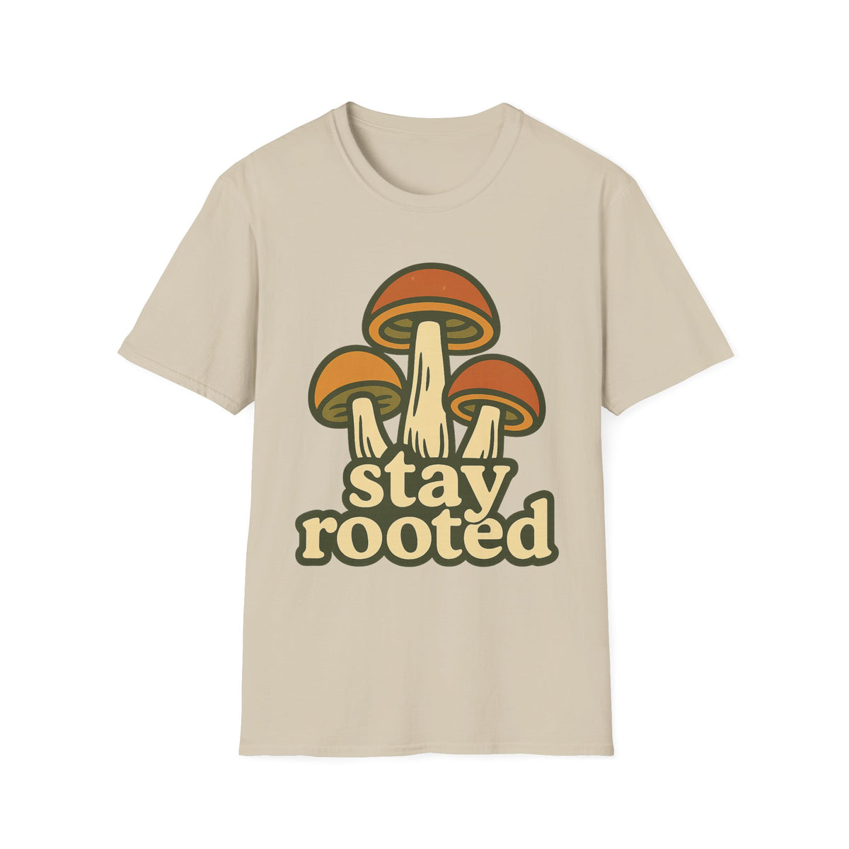 Mushroom "Stay Rooted" T-Shirt - Trending Now - September 2026