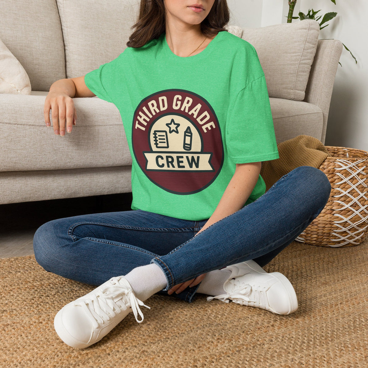 Third Grade Crew T-Shirt — Retro School Teacher & Student Tee - Trending Now - August 2026