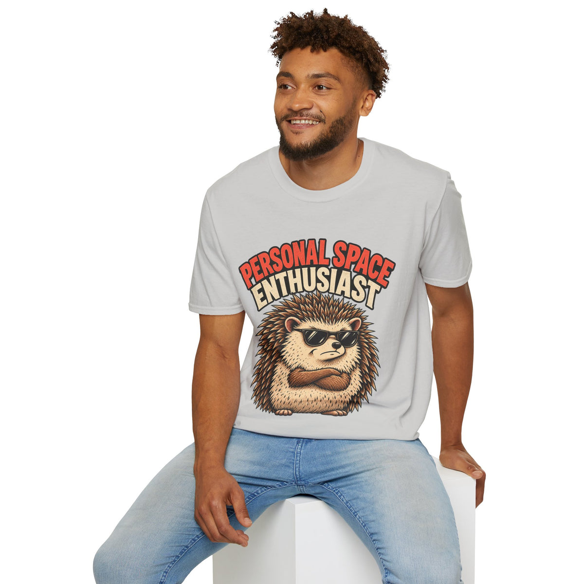 Personal Space Enthusiast T-Shirt — Funny Hedgehog Graphic Tee