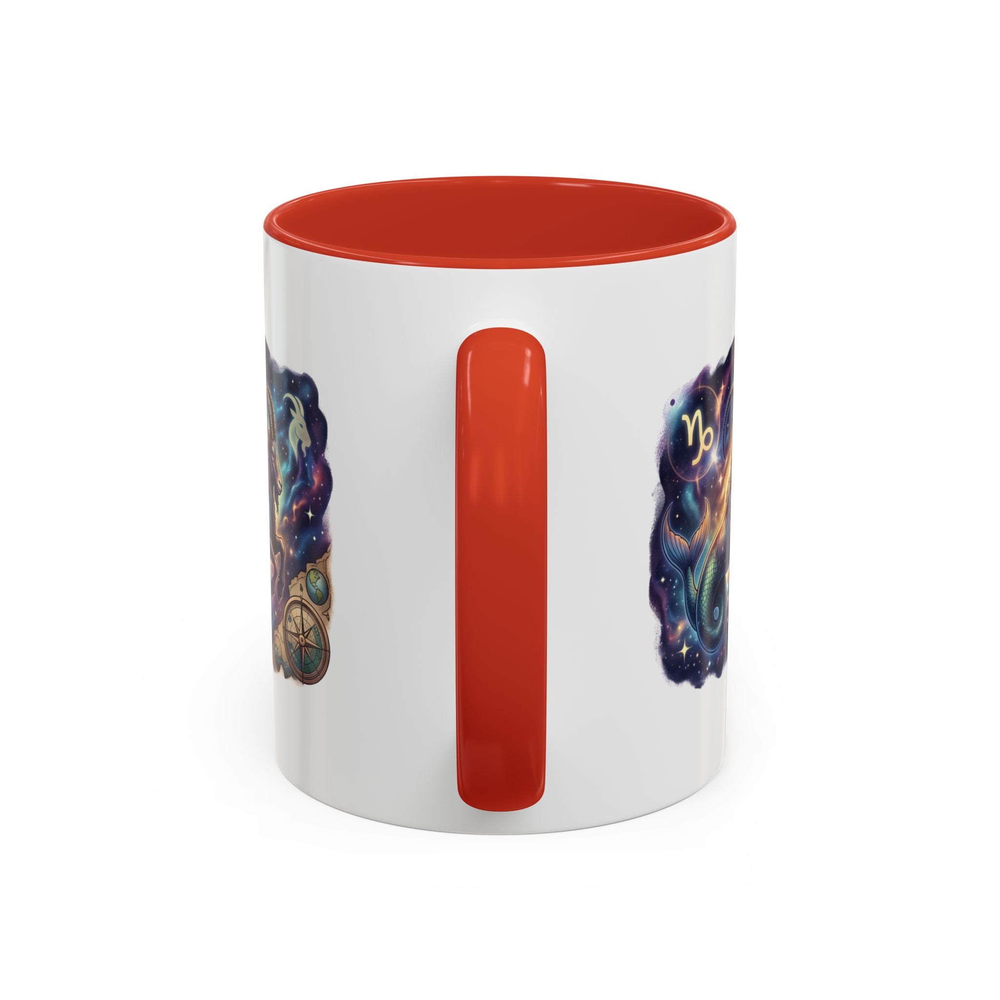 Capricorn Zodiac Coffee Mug — Celestial Goat Astrology Accent Mug